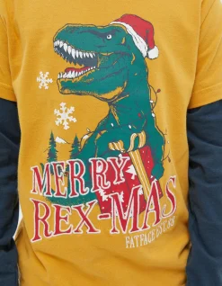 FatFace Rexmas Graphic T-Shirt|Boys View All