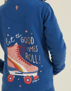 FatFace Roller Skate Graphic Zip Thru Hoodie|Girls View All