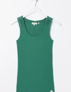 FatFace Romy Lace Trim Vest Top|Women Tops & T-Shirts