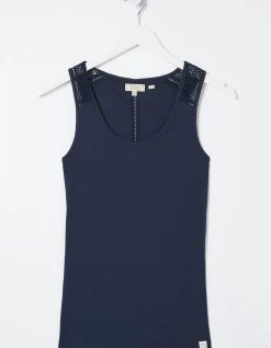 FatFace Romy Lace Trim Vest Top|Women Tops & T-Shirts