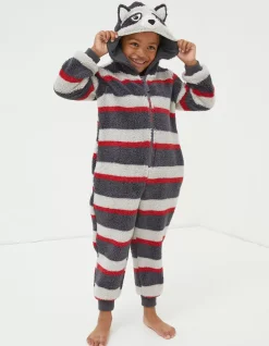 FatFace Ronnie Raccoon Onesie|Boys View All