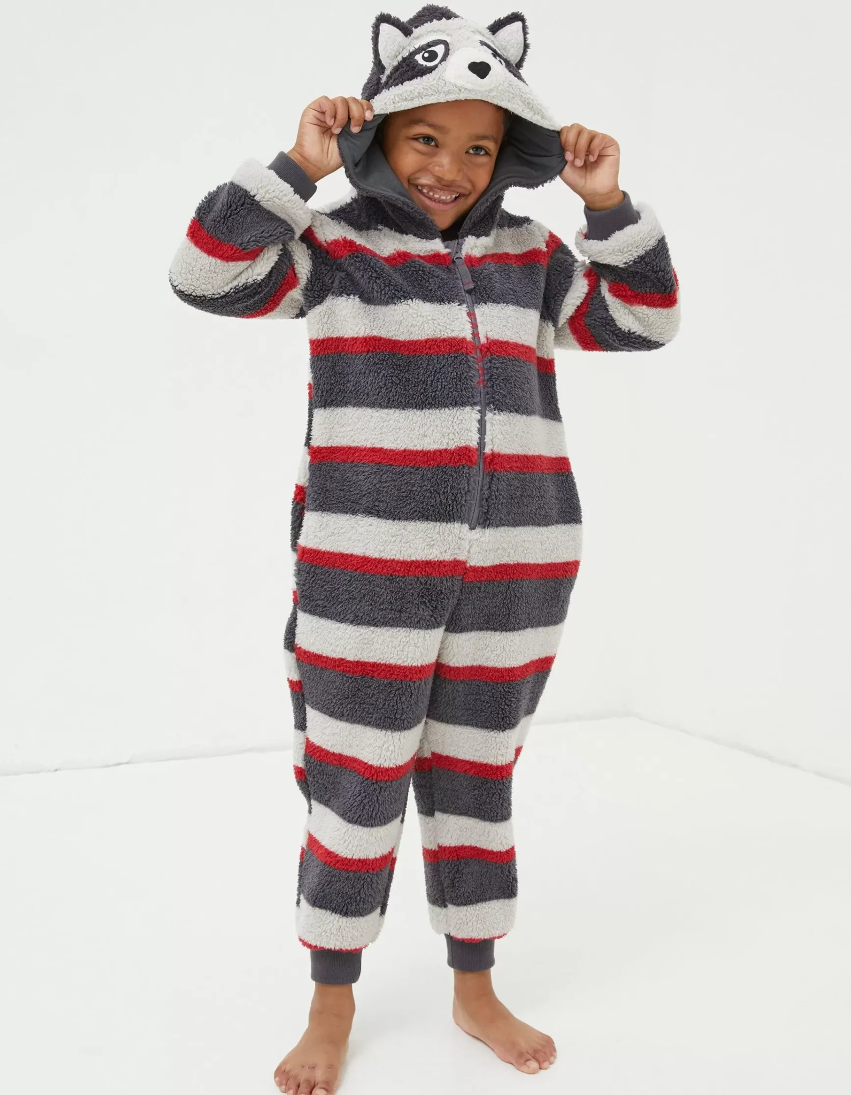 FatFace Ronnie Raccoon Onesie|Boys View All