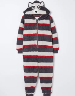FatFace Ronnie Raccoon Onesie|Boys View All