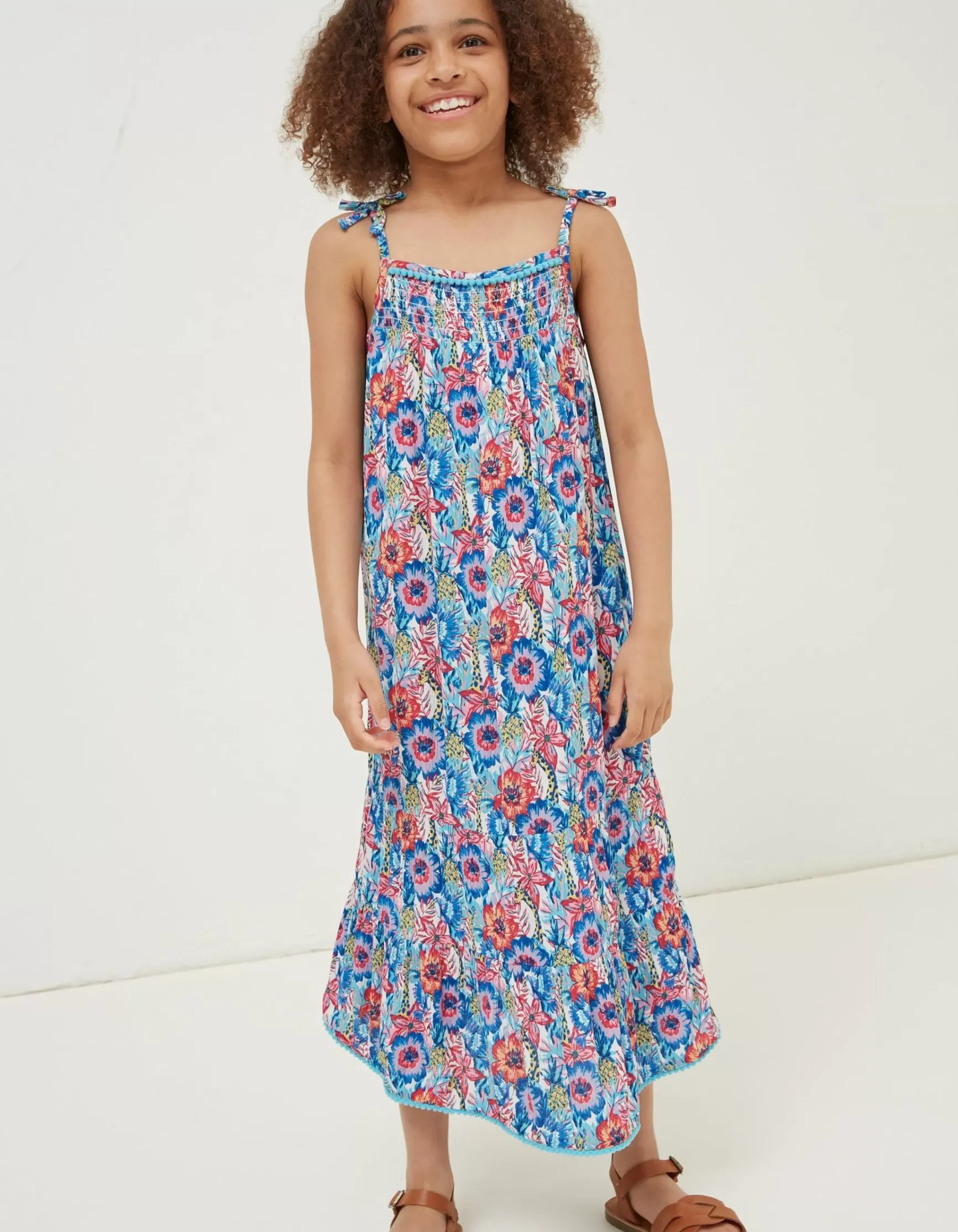 FatFace Rosa Tropical Print Dress|Girls View All