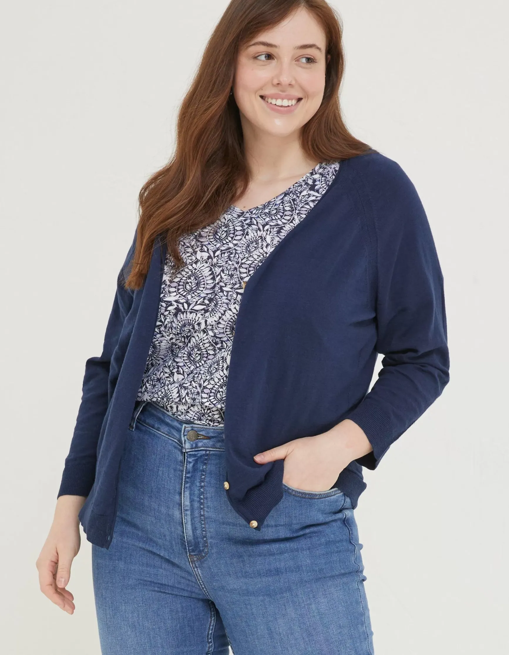FatFace Rose Cardigan|Women Knitwear