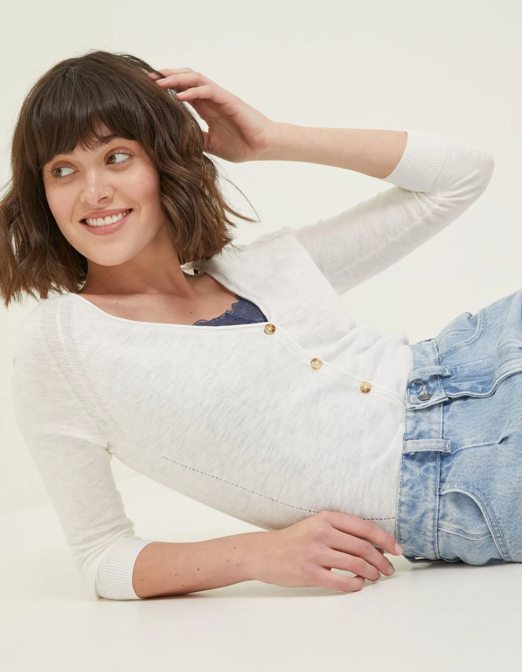 FatFace Rose Cardigan|Women Knitwear