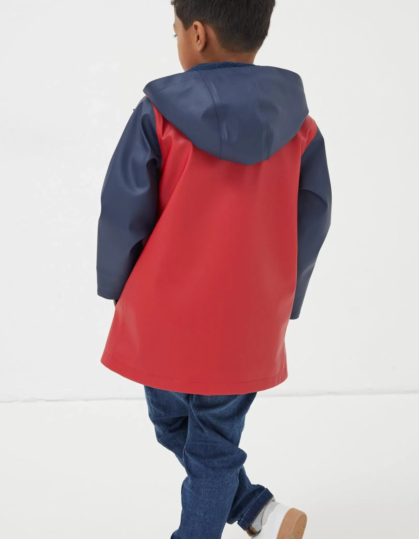 FatFace Rubberised Waterproof Jacket|Boys View All