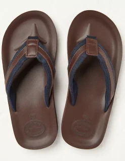 FatFace Ryde Leather Flip Flops|Men View All