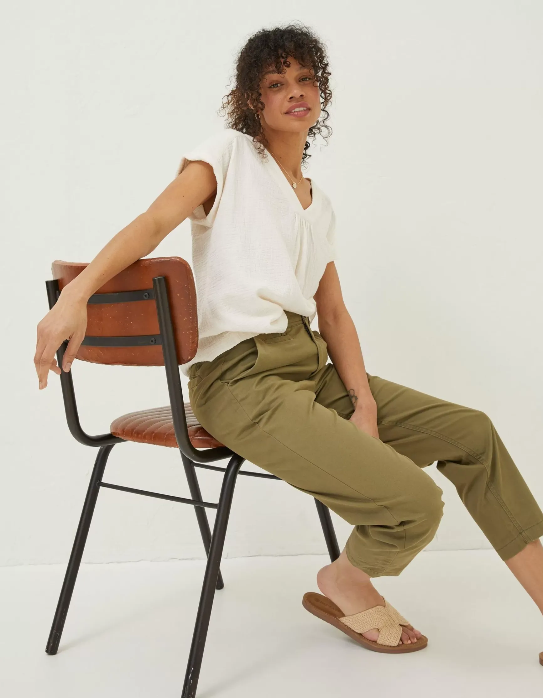 FatFace Rye Chinos|Women Trousers & Leggings