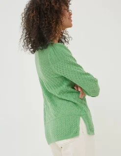 FatFace Sadie Pointelle Jumper|Women Knitwear