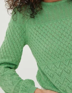 FatFace Sadie Pointelle Jumper|Women Knitwear