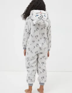FatFace Sadie Snow Leopard Onesie|Boys View All