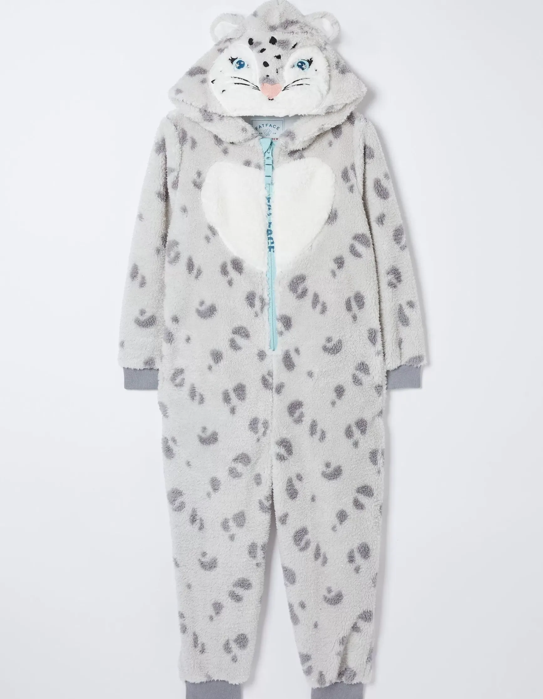 FatFace Sadie Snow Leopard Onesie|Boys View All