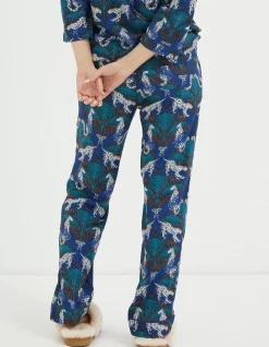 FatFace Sadie Snow Leopard Pyjama Bottoms|Women View All