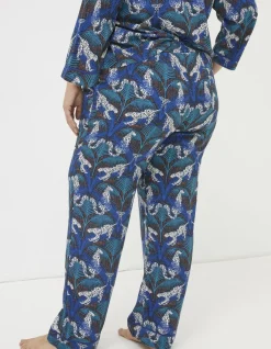 FatFace Sadie Snow Leopard Pyjama Top|Women View All