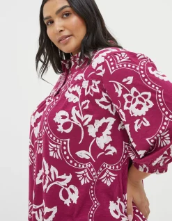 FatFace Sadie Wallpaper Shirt|Women View All