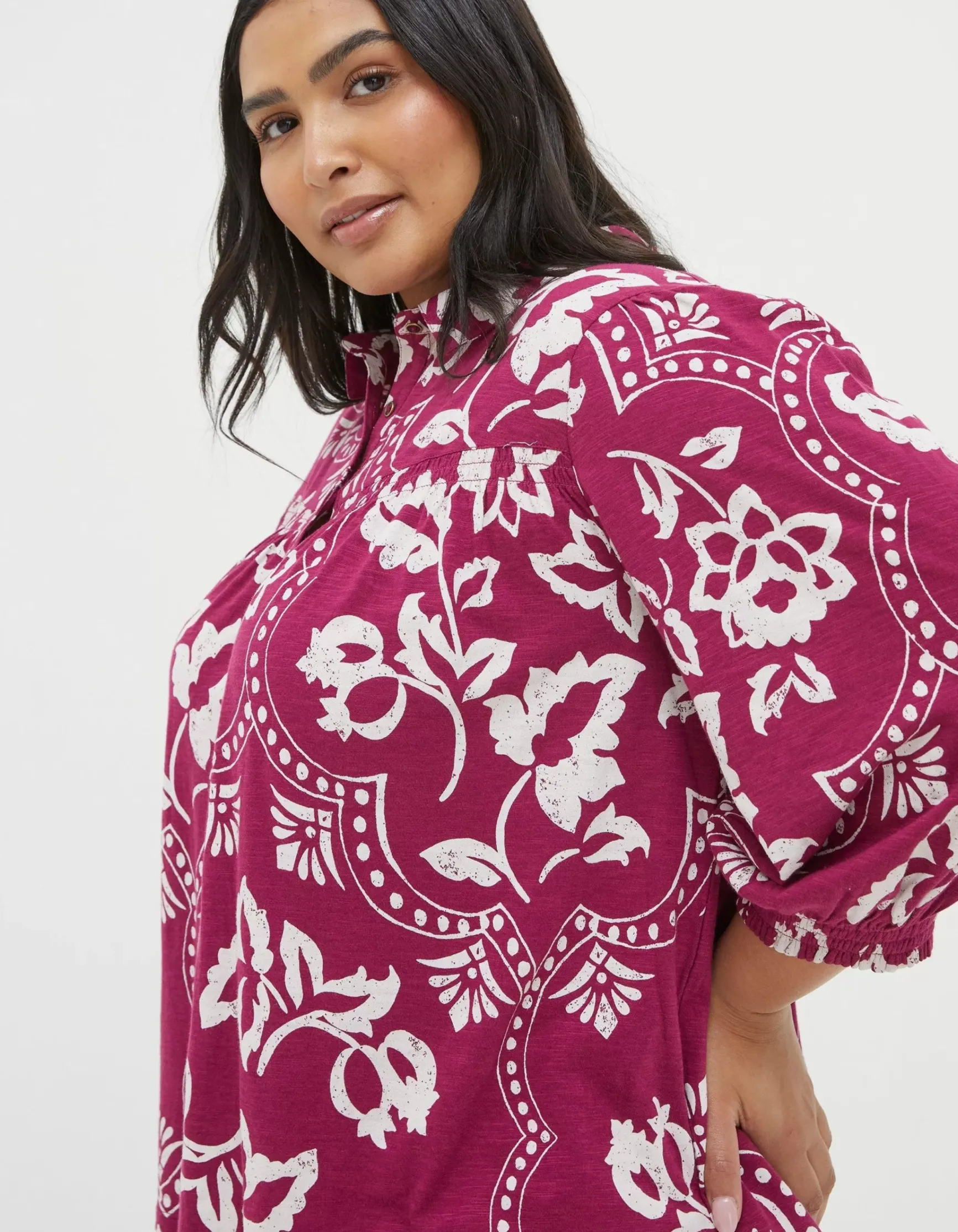 FatFace Sadie Wallpaper Shirt|Women View All