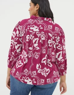 FatFace Sadie Wallpaper Shirt|Women View All