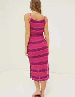 FatFace Samantha Stripe Knitted Dress|Women Dresses