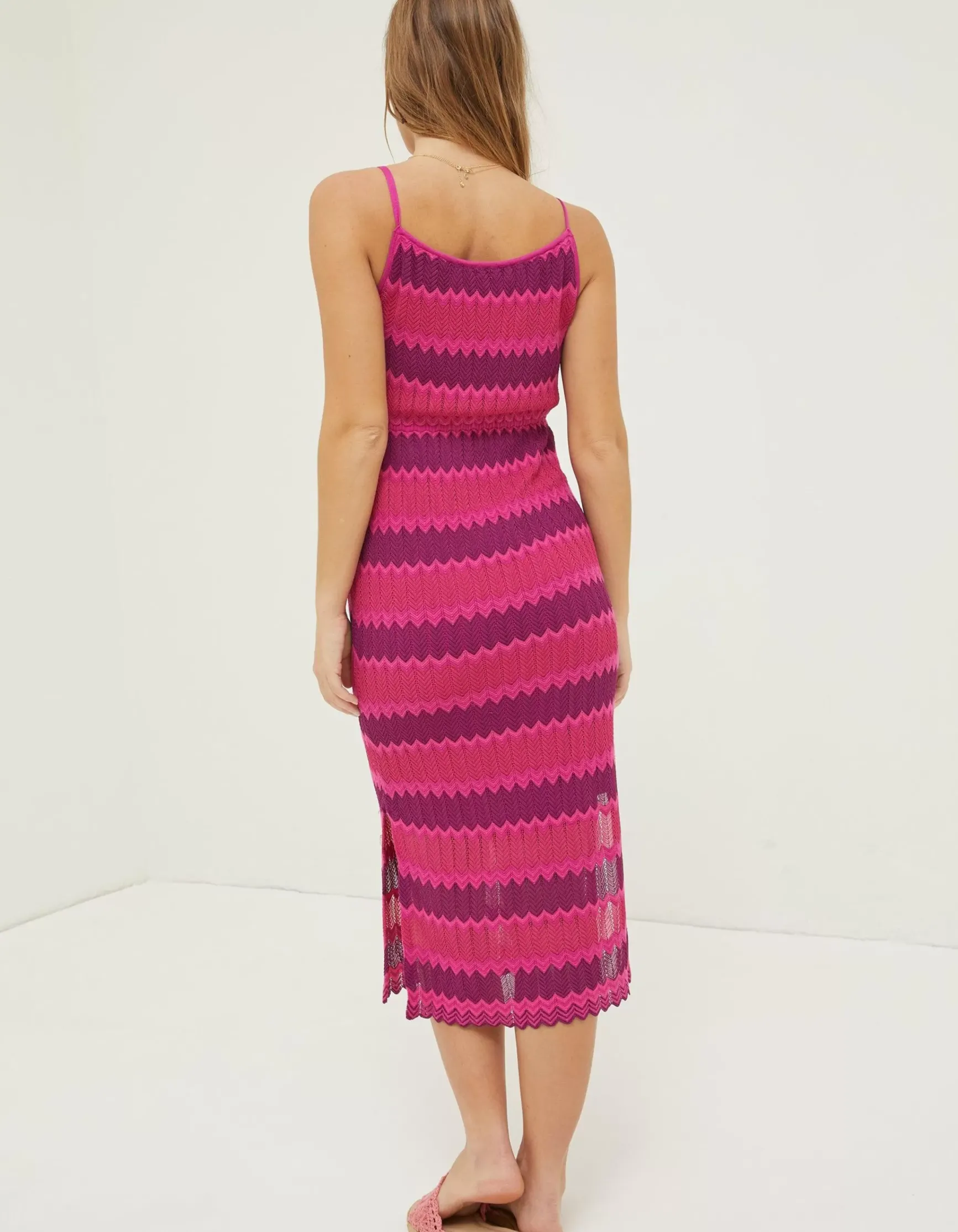 FatFace Samantha Stripe Knitted Dress|Women Dresses