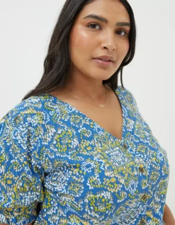 FatFace Savannah Aztec Texture Blouse|Women View All