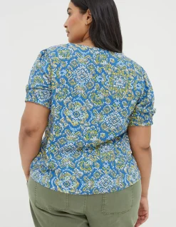FatFace Savannah Aztec Texture Blouse|Women View All