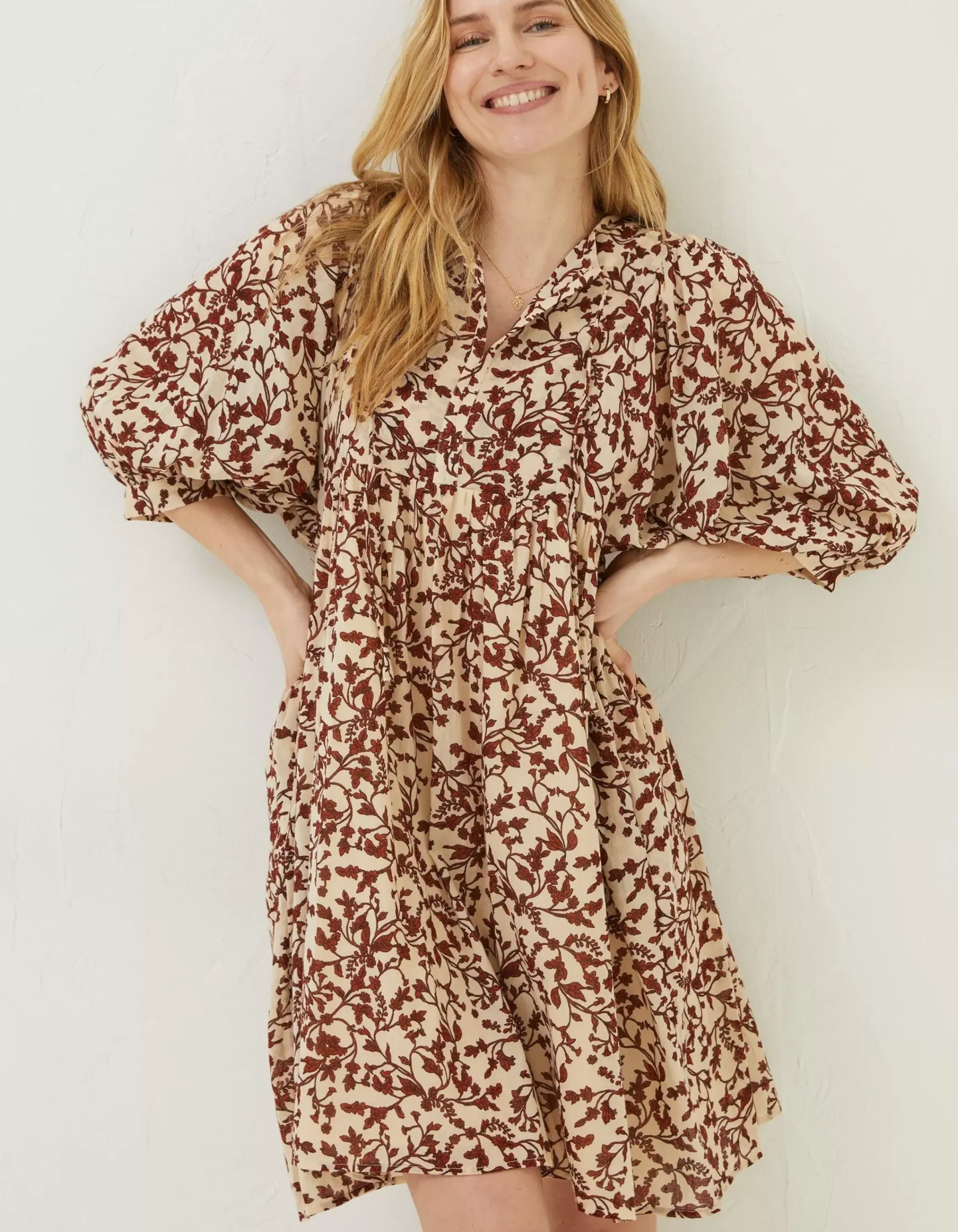 FatFace Scarlett Floral Dress|Women Dresses