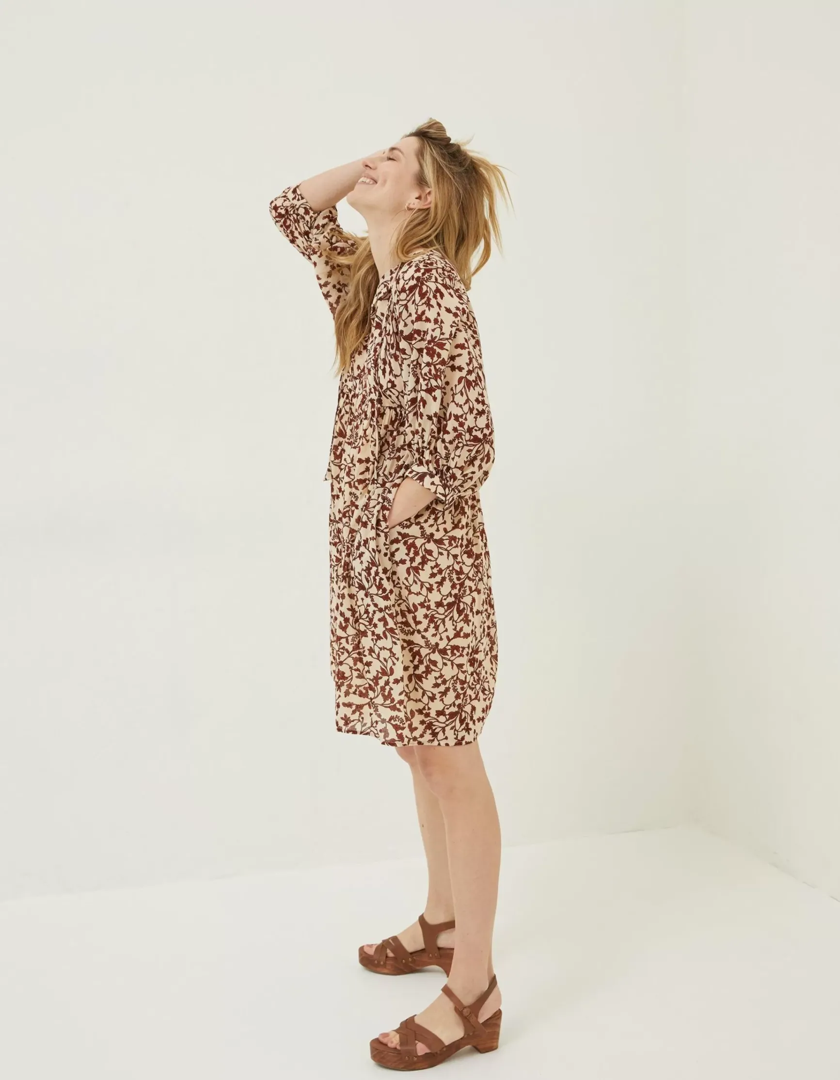 FatFace Scarlett Floral Dress|Women Dresses