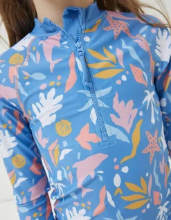 FatFace Sea Scape Rash Vest|Girls View All