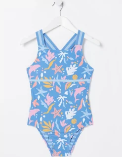 FatFace Sea Scape Swimsuit|Girls View All