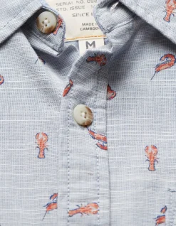 FatFace Seafood Print Shirt|Men Shirts