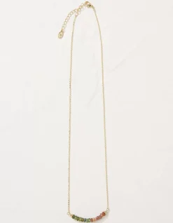 FatFace Semi Precious Disc Necklace|Women View All