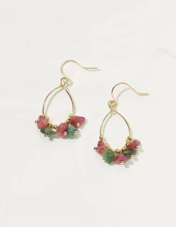 FatFace Semi Precious Stone Drop Earrings|Women View All