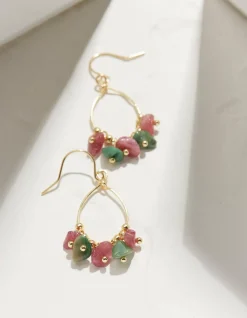 FatFace Semi Precious Stone Drop Earrings|Women View All