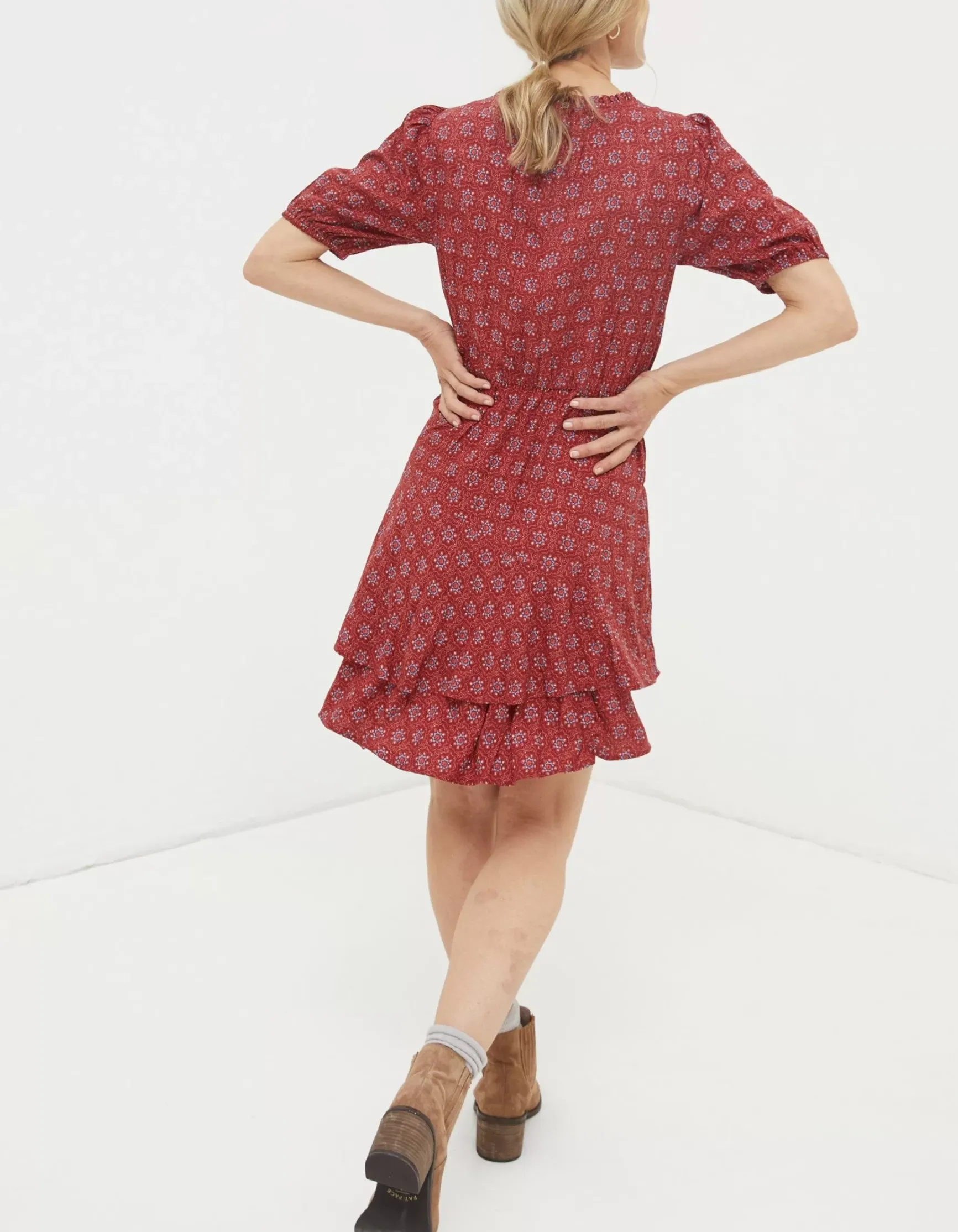 FatFace Shaney Craft Geo Dress|Women Dresses