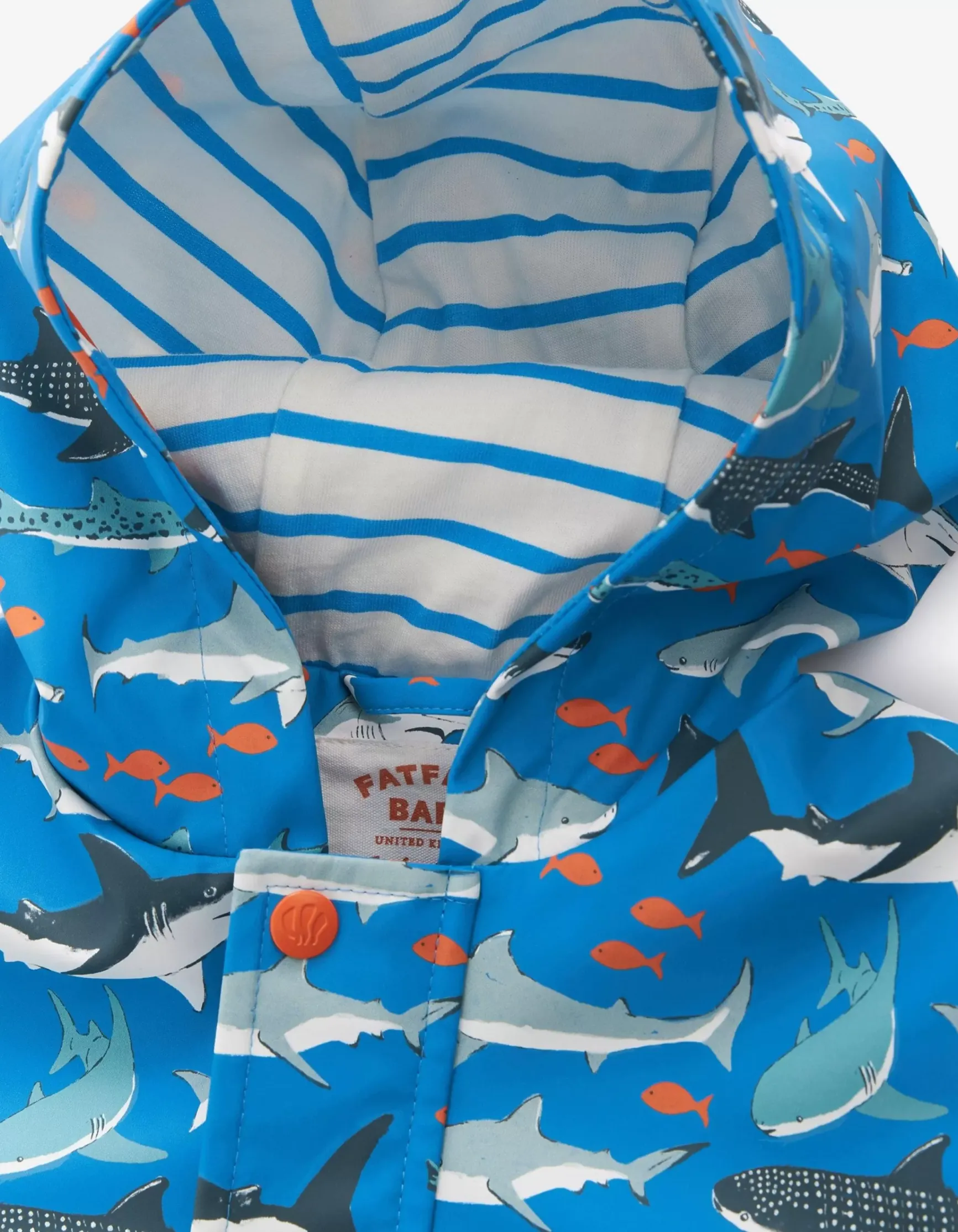 FatFace Shark Print Raincoat|Baby View All