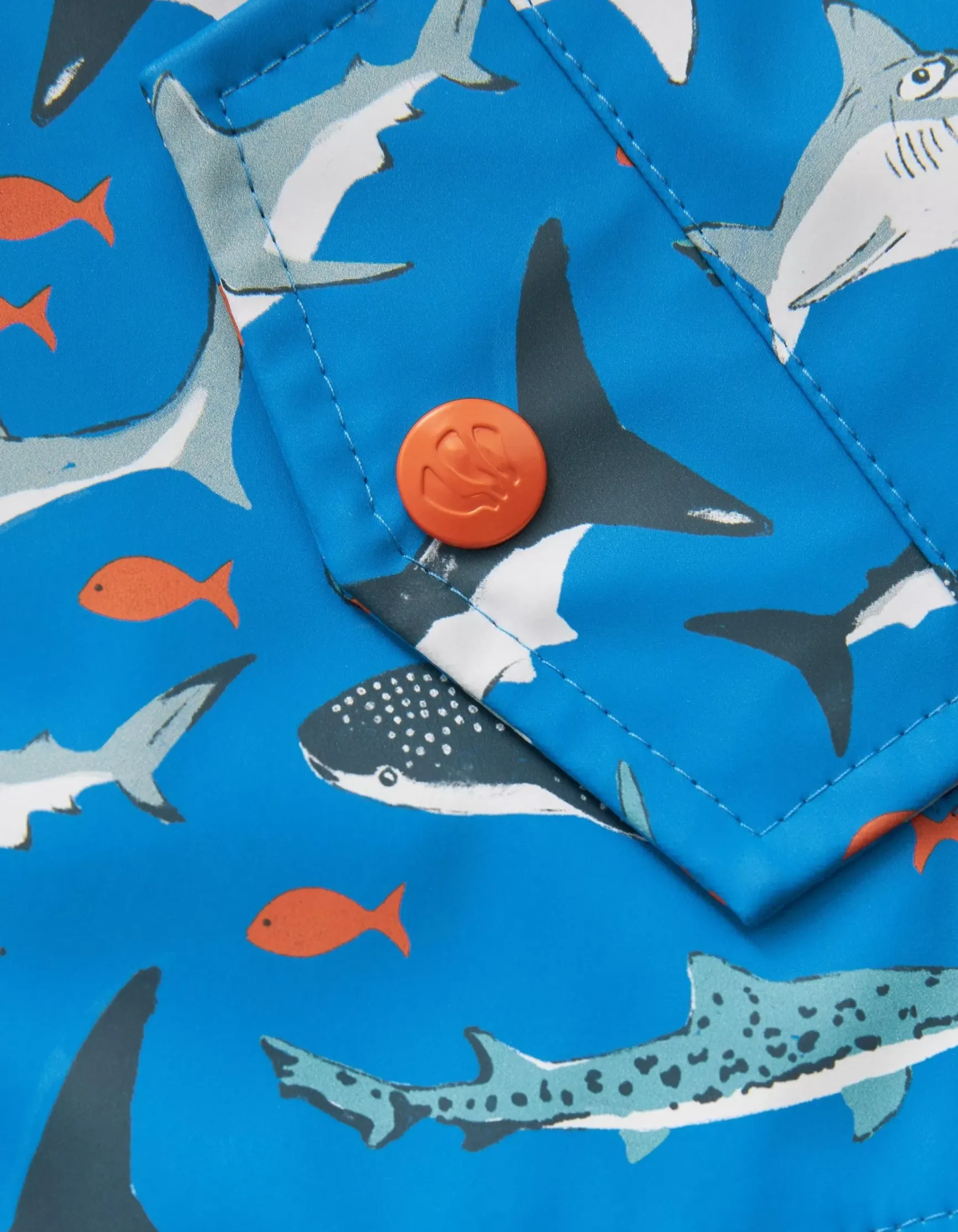 FatFace Shark Print Raincoat|Baby View All