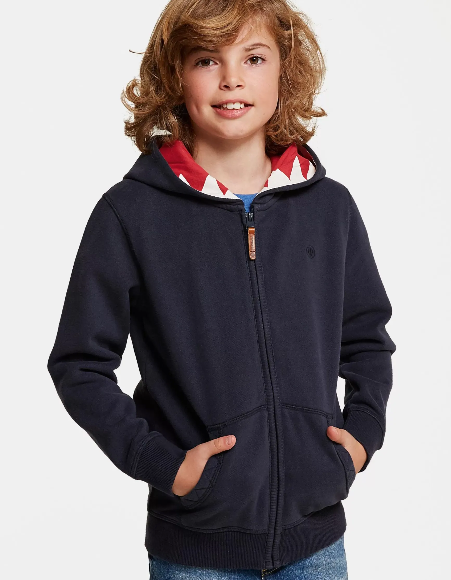 FatFace Shark Tooth Hoodie|Boys Sweatshirts & Hoodies