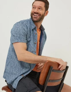 FatFace Shell Print Shirt|Men Shirts