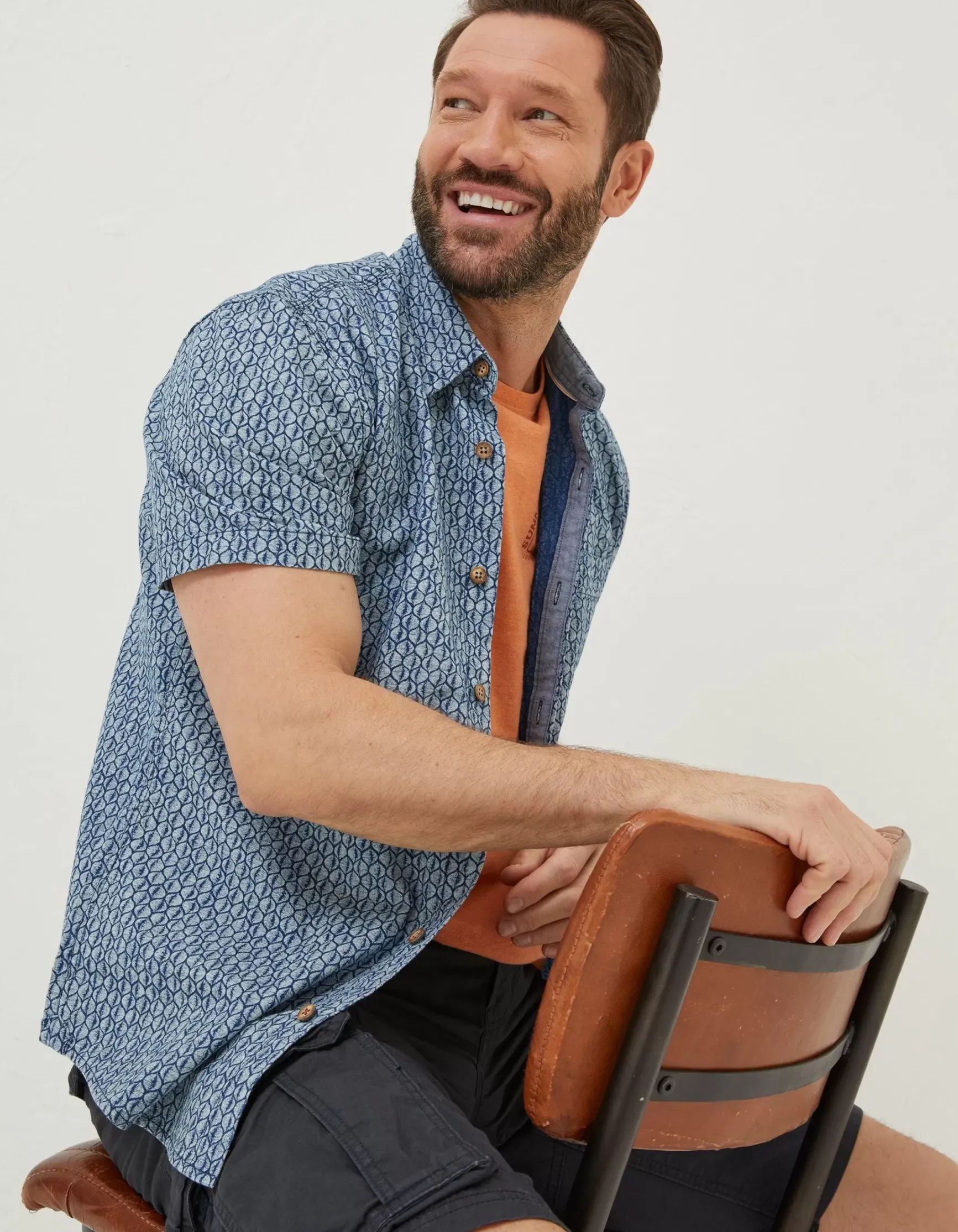 FatFace Shell Print Shirt|Men Shirts