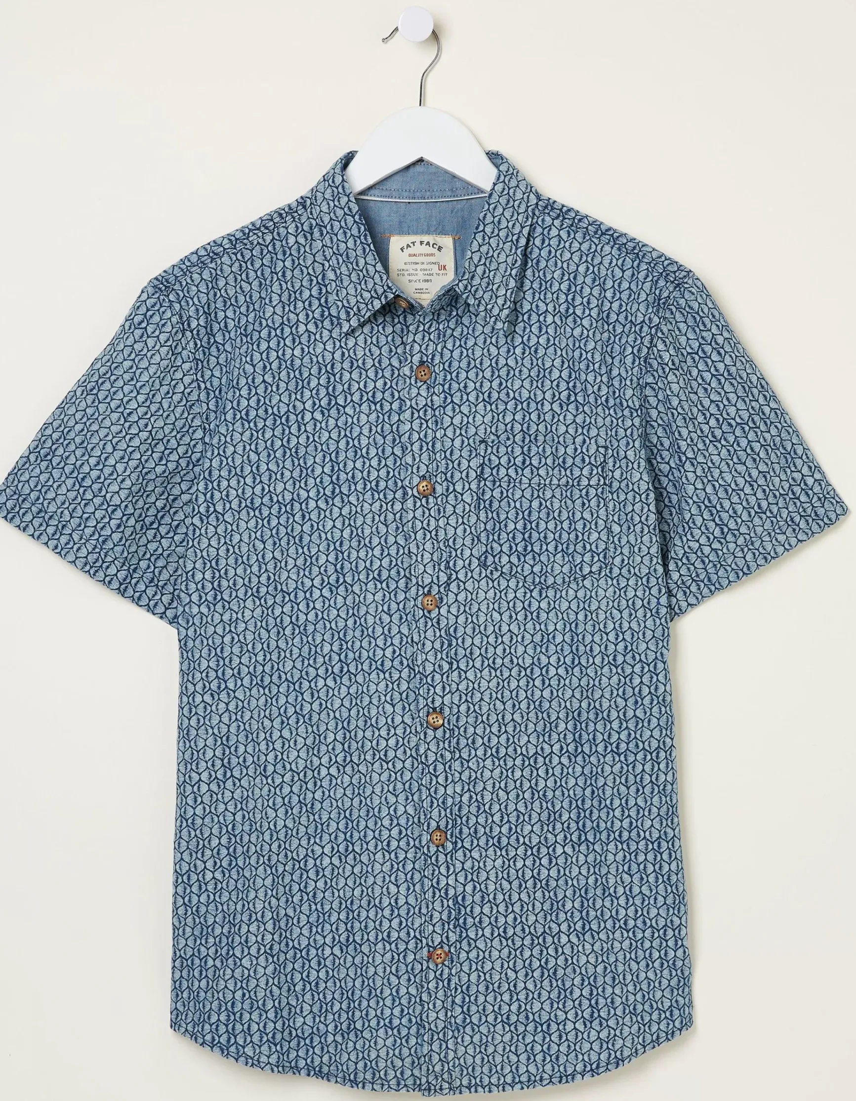 FatFace Shell Print Shirt|Men Shirts