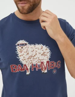 FatFace Shelter Baa Humbug Stevie Sheep T-Shirt|Men View All
