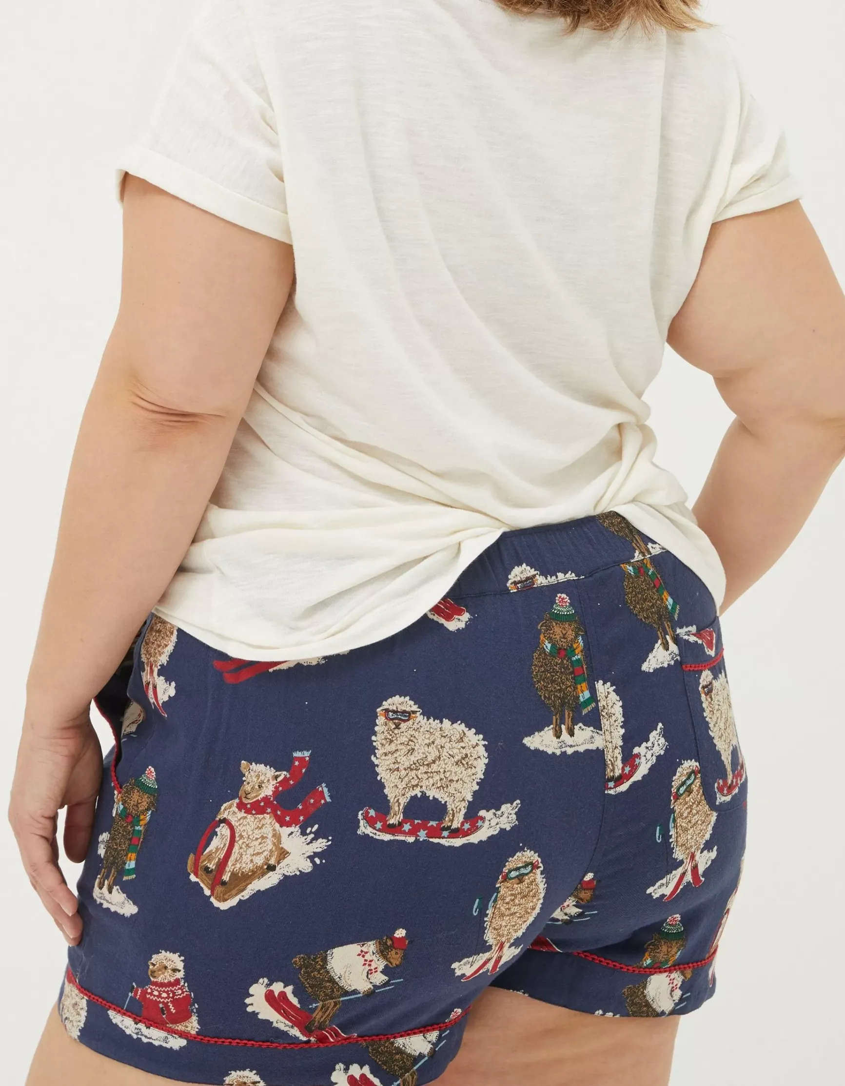 FatFace Shelter Stevie Sheep Pyjama Shorts|Women Nightwear & Loungewear