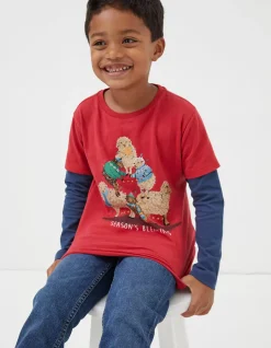 FatFace Shelter Stevie Sheep T-Shirt|Boys View All