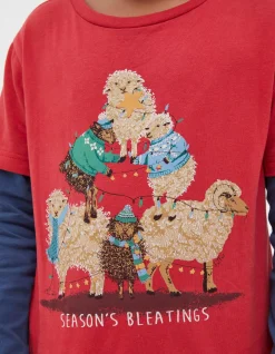 FatFace Shelter Stevie Sheep T-Shirt|Boys View All