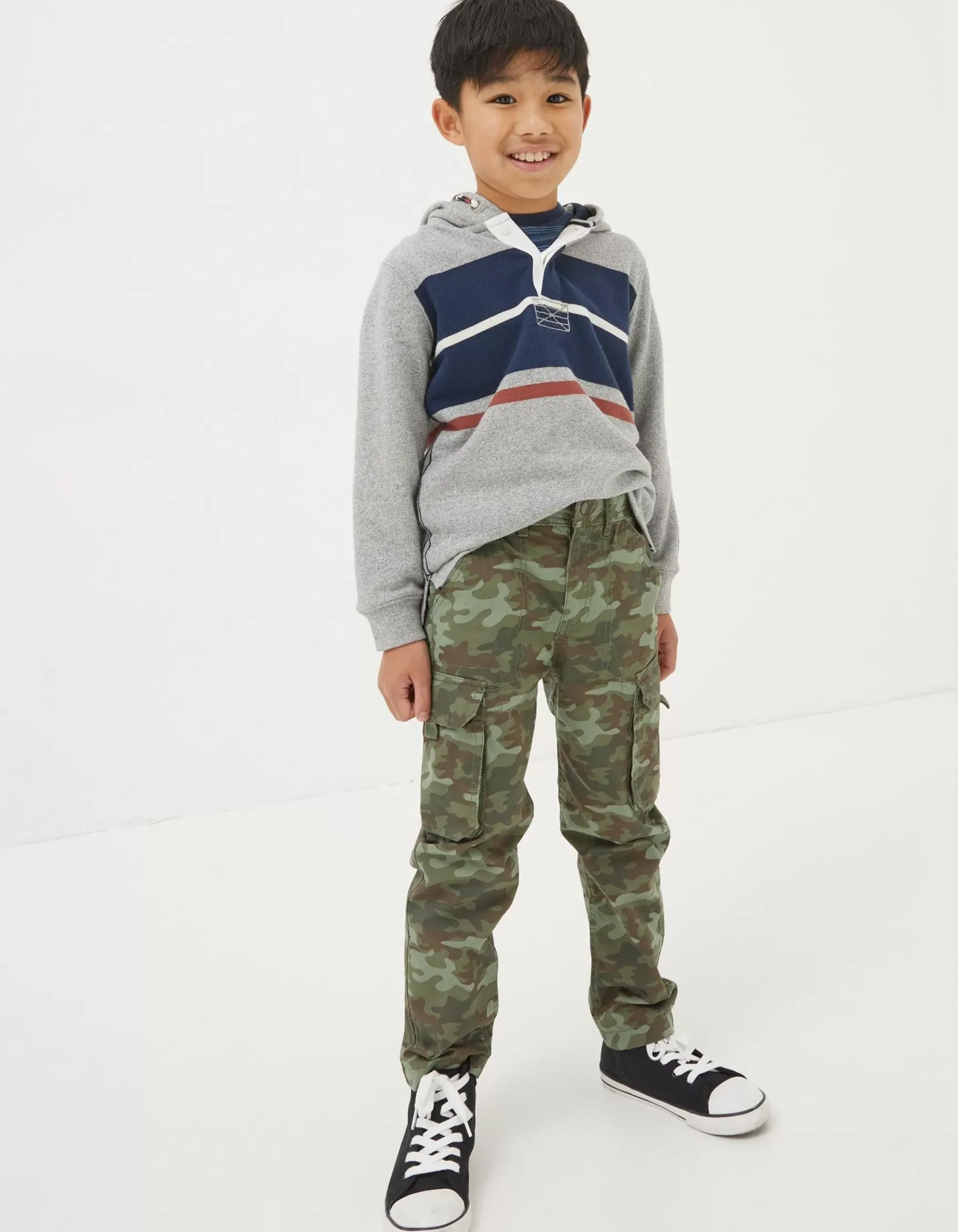 FatFace Shipton Camo Cargo Trousers|Boys View All