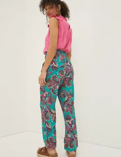 FatFace Shirred Festival Trousers|Women Trousers & Leggings