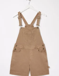 FatFace Shortie Canvas Dungarees|Women Jumpsuits & Playsuits