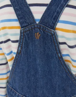 FatFace Shortie Dungarees|Girls View All