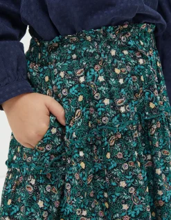 FatFace Sia Evergreen Floral Skirt|Girls View All